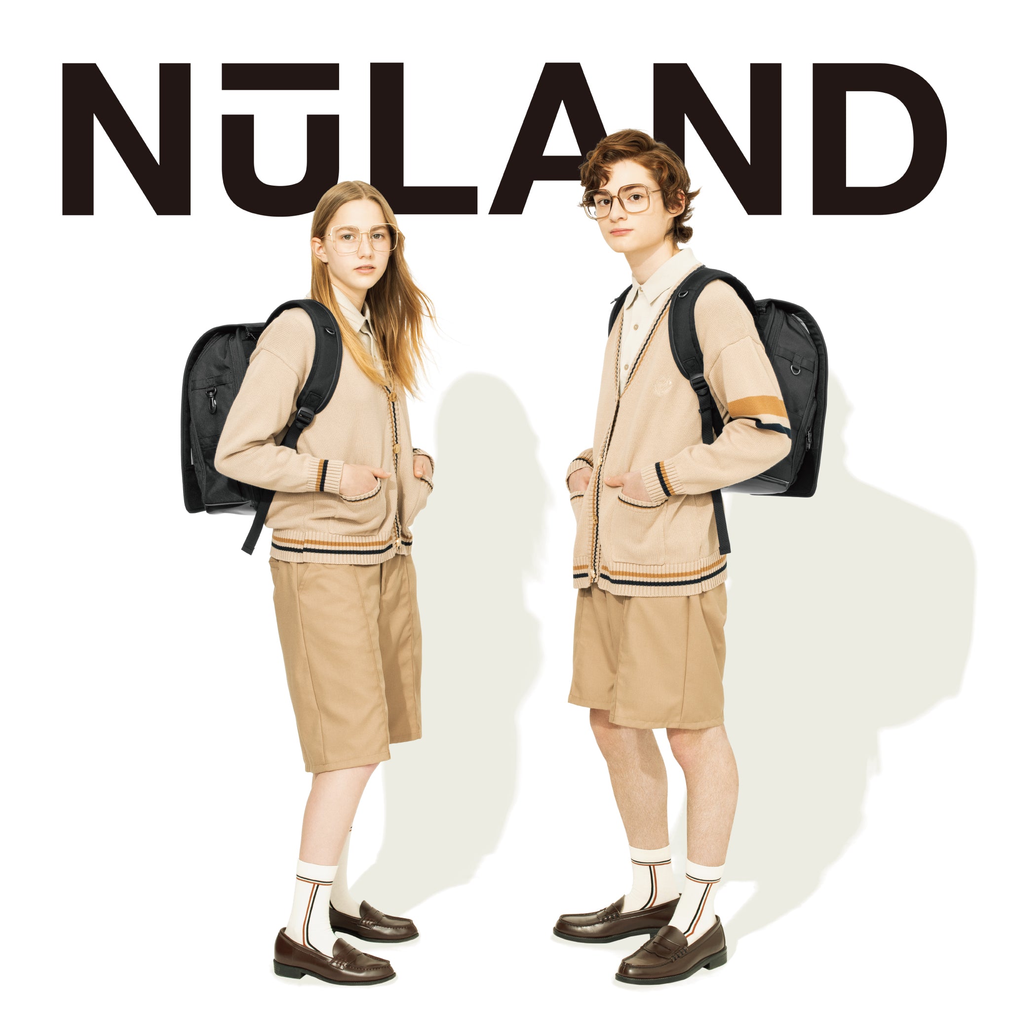 NuLAND <L> ブラックxピンクライン