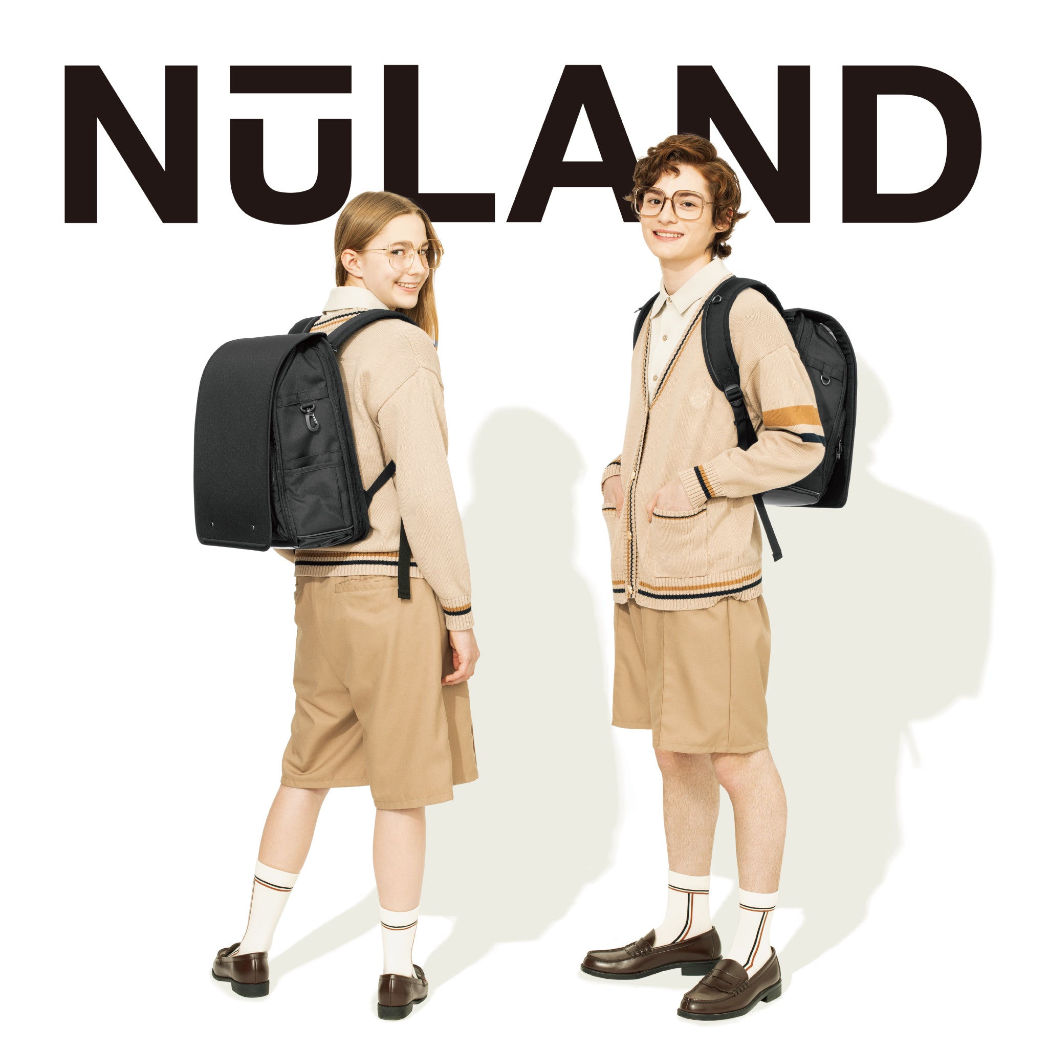 NuLAND <L> レッドxワインレッドライン