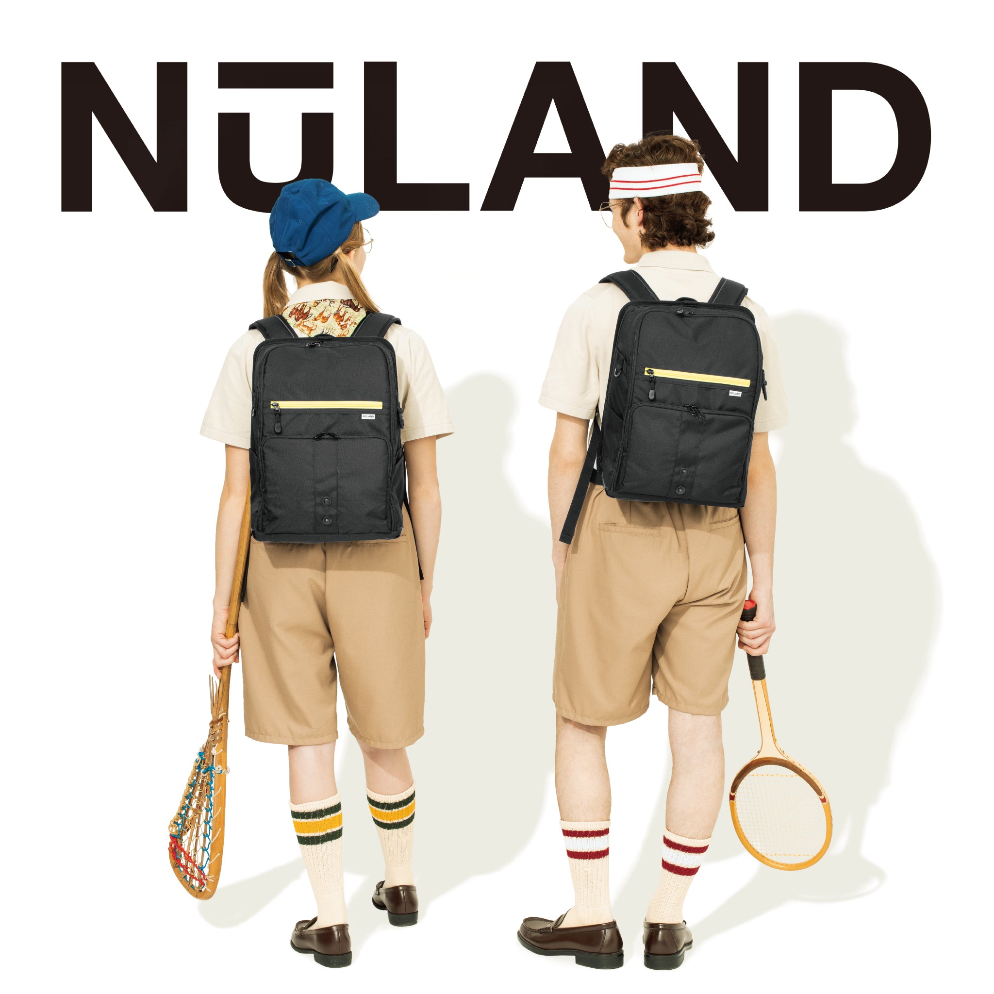 NuLAND <L> レッドxワインレッドライン