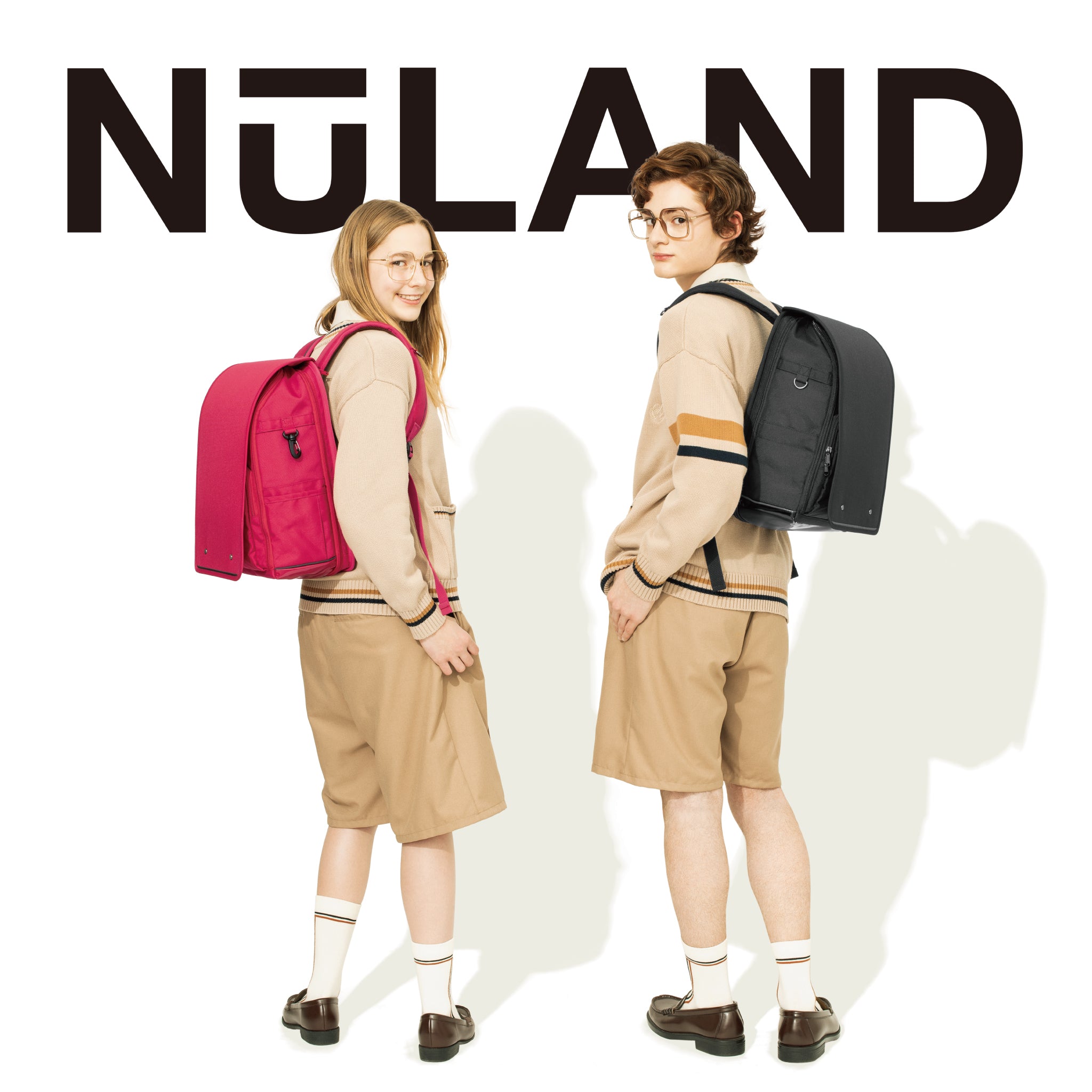 NuLAND <L> ブラックxピンクライン