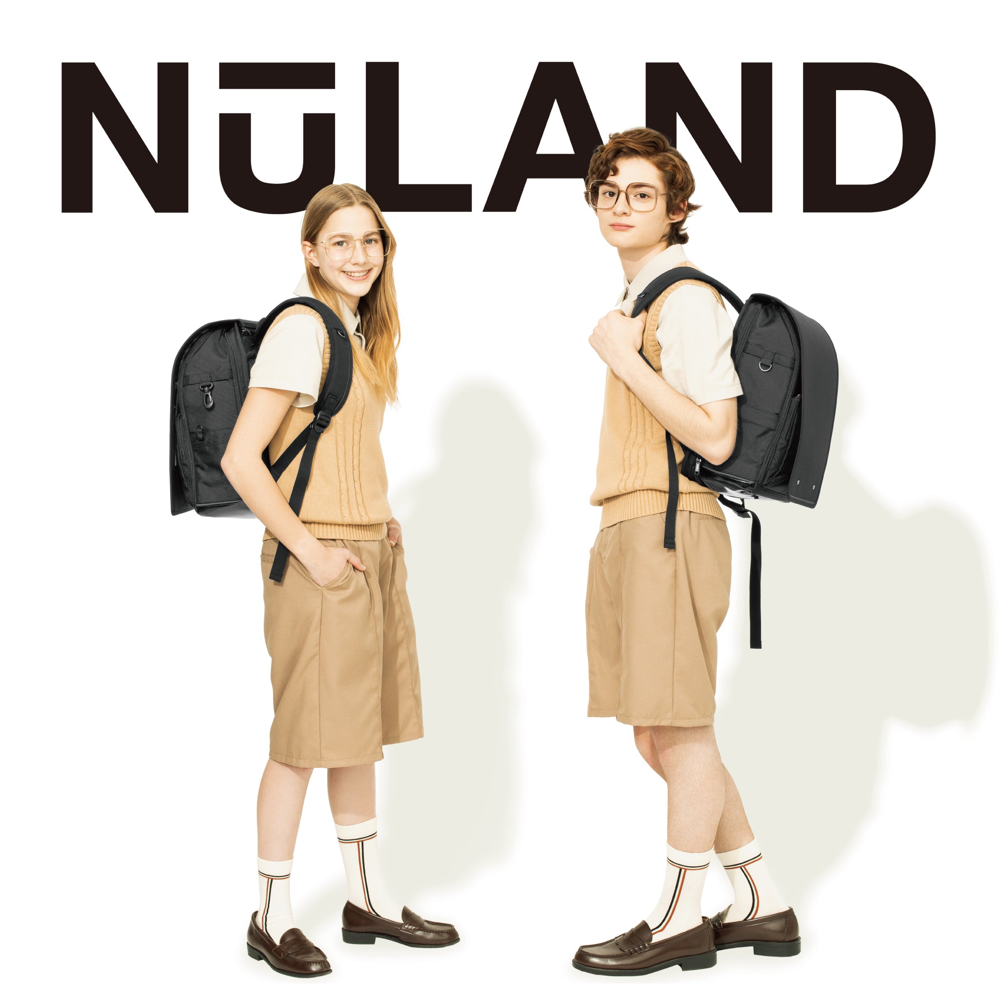 NuLAND <L> ブラックxピンクライン