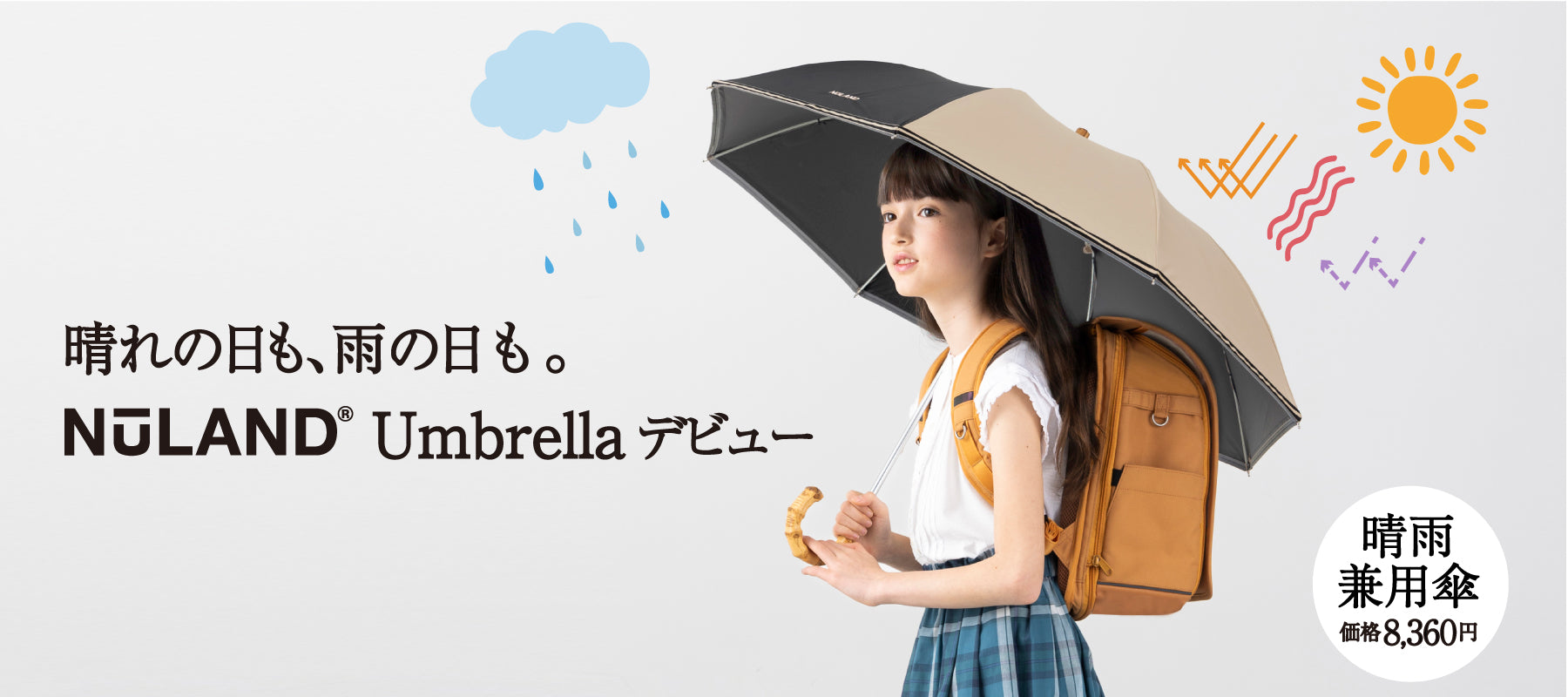 NuLAND® 晴雨兼用傘